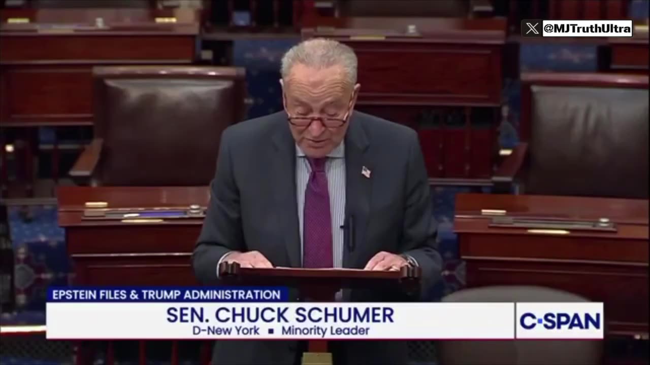 Chuck Schumer demands Trump release the Epstein Files by August 15, or else.. 😅