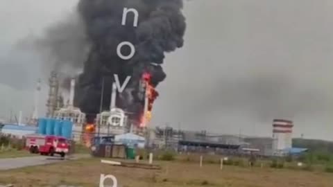 🎆🔥 Ukraine Russia War | Ust-Luga Fuel Terminal Celebrates with Fireworks | RCF