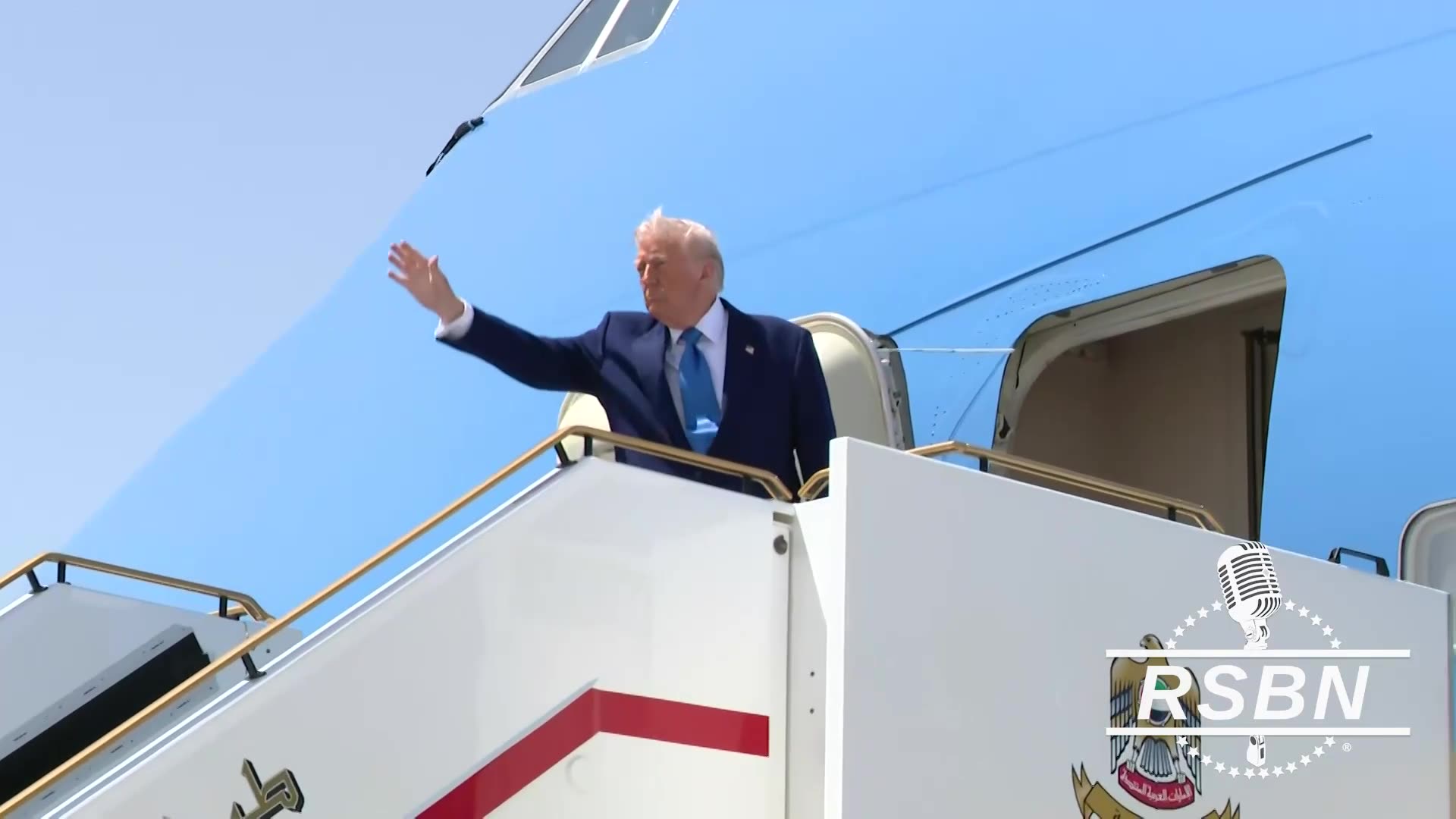 WATCH: President Trump Boards Air Force One for the U.S. - 5/16/25