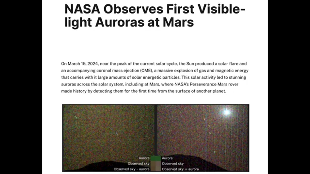 Solar Wind Coming, Mars Changing, Earth Changing More May.16.2025 Space Weather News
