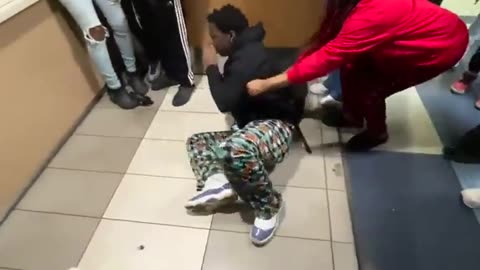 High school teenage girl attacks a male classmate