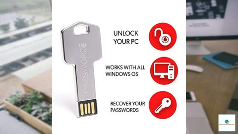 Password Reset Key Pro Next Generation - USB 3.0 Works w/Windows 98, 2000, XP, Vista, 7, &