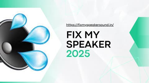 Fix my speaker