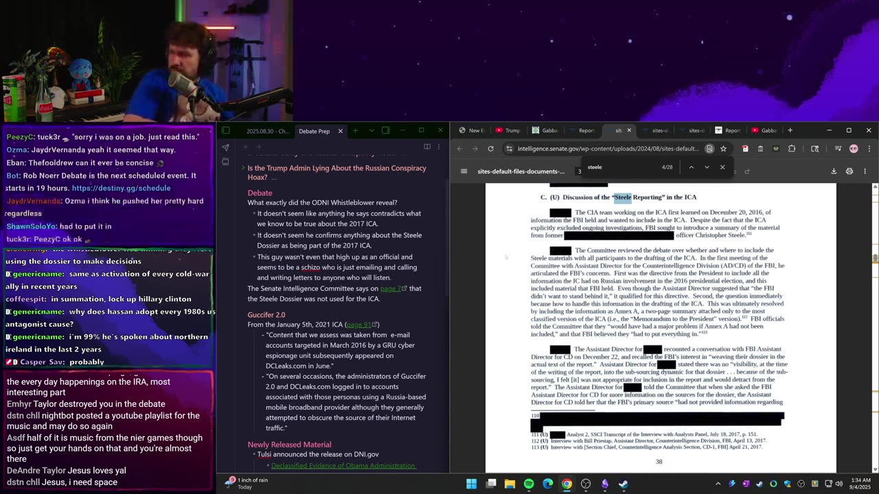 [Mirror] Destiny YouTube Stream