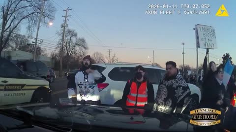 Anti-ICE rioters claim police ran them over, dashcam video shows all 3 lied