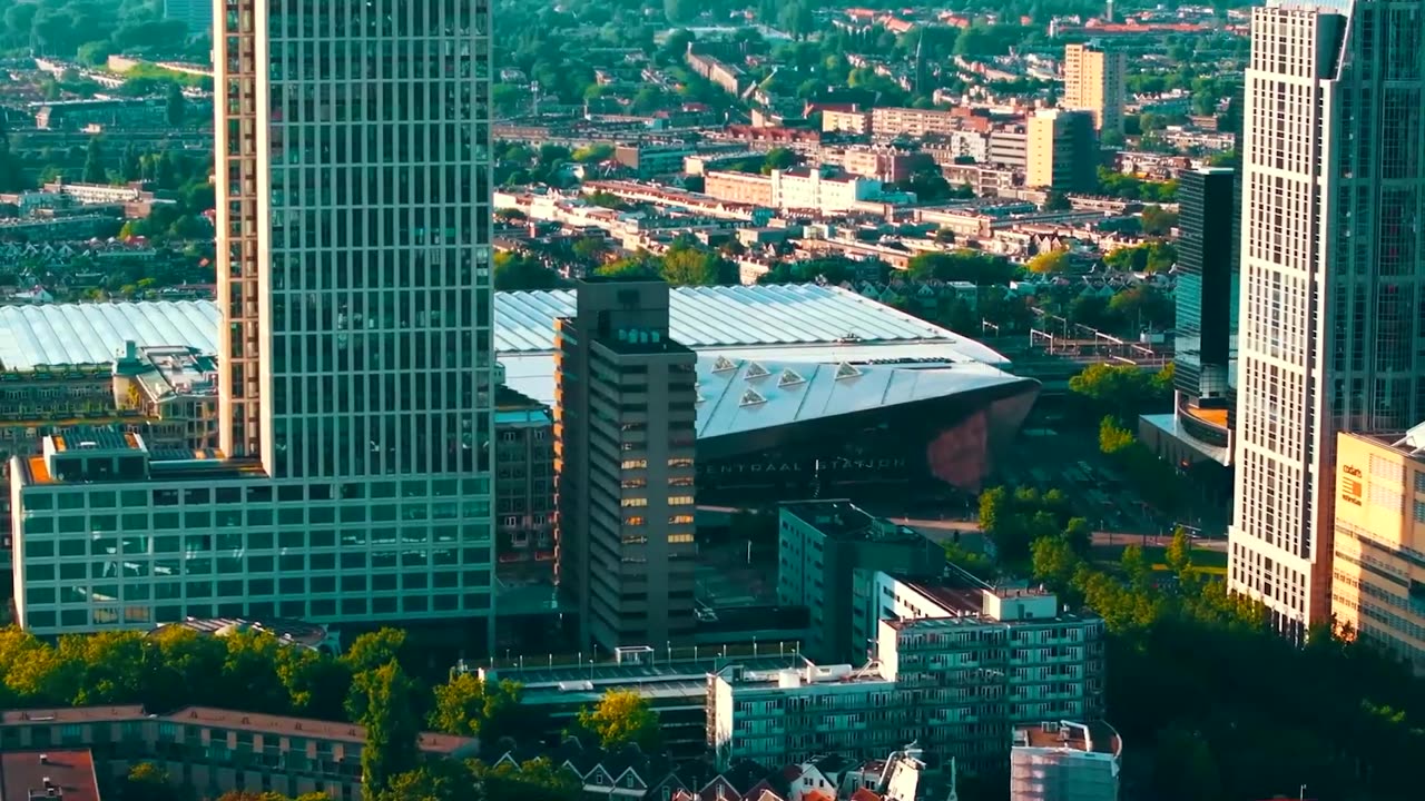 🌆 Rotterdam, Netherlands 🇳🇱 | Stunning Aerial Views