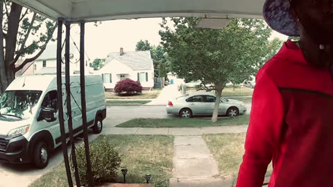 Keith walking to Kevin’s house the day before the accident 