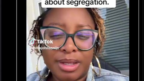 This young lady explains the hypocrisy of segregation so stop the senseless division