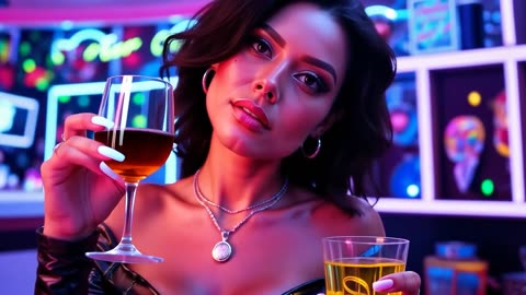 Human Like AI Woman - Alternative Cyberpunk World - AI Cinematic