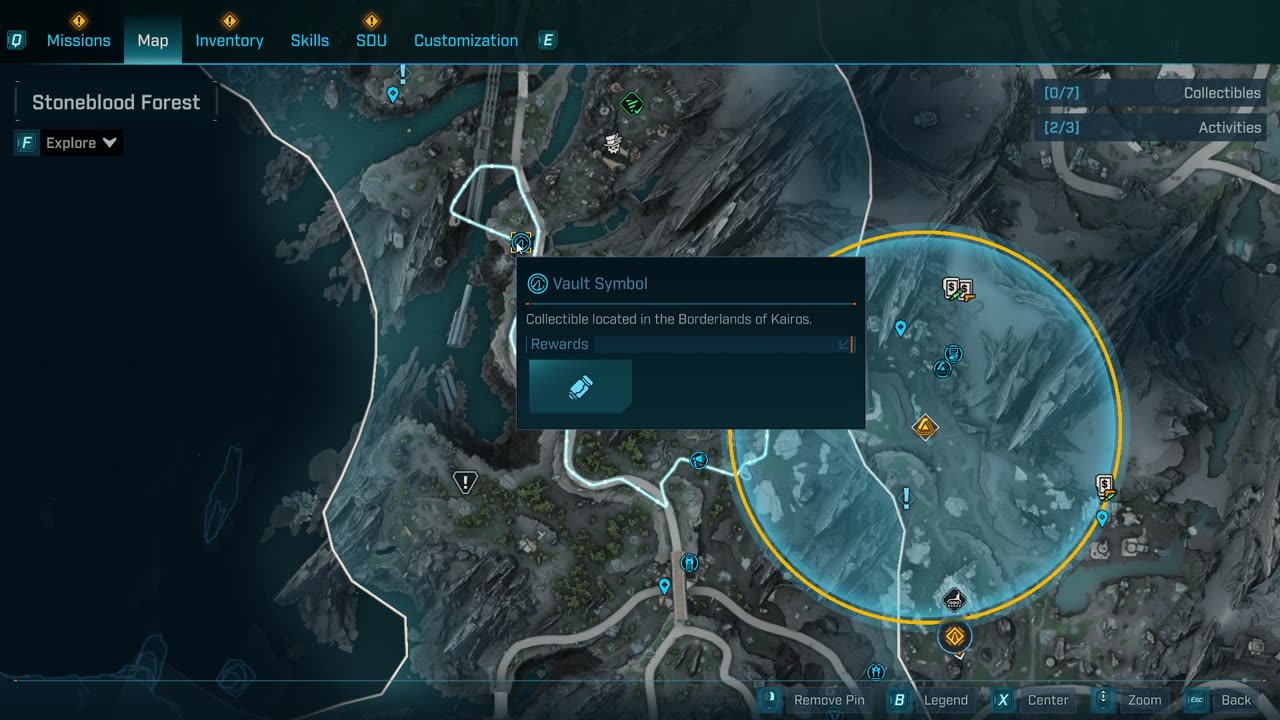 Borderlands 4: Vault Symbol - Stoneblood Forest