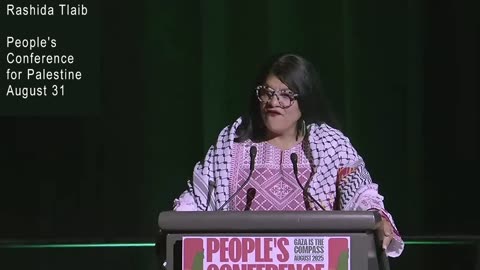 Rashida Tlaib Speaks At The People’s Conference for Palestine