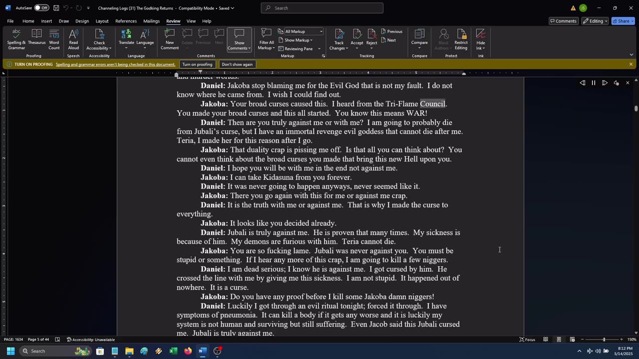 Jakoba's Reign of Terror (pt 104)