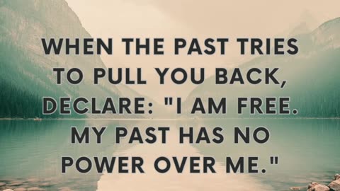 What do you say when the past comes knocking? “I’m free.”