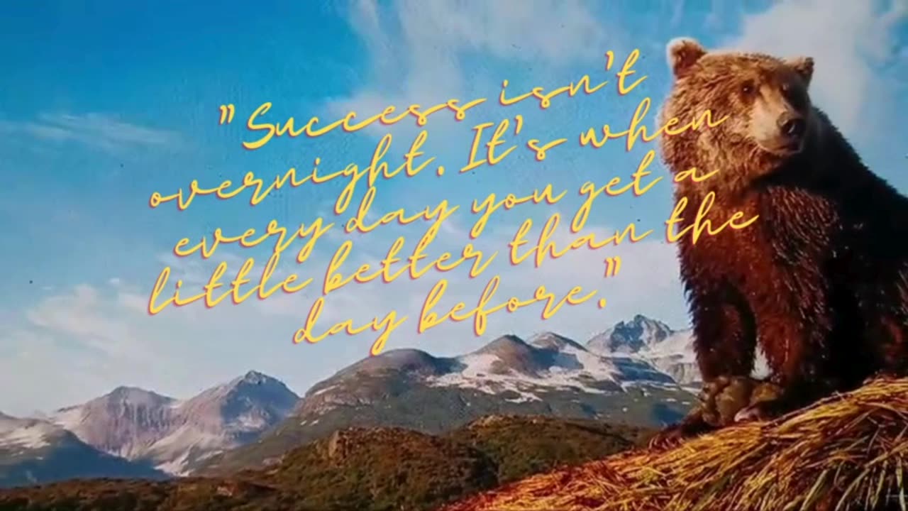 There is no instant way to achieve success 9