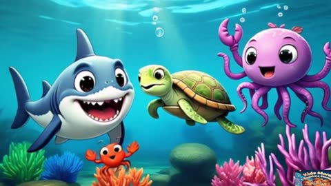SMILING SHARK FOR KIDS | kids moral Stories | baby shark | shark cartoon in English | fish cartoon
