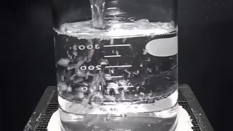 This Looks Cold But It’s Actually Hot Ice!