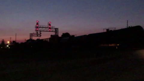Rail Cars going through Bellevue, Ohio on September 4, 2025