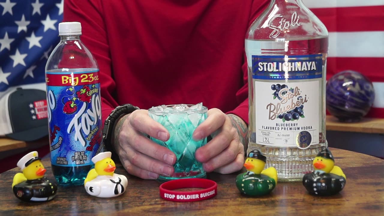 Stanley Boudreaux - Stoli Blueberry Vodka & Faygo Raspberry & Blueberry Soda