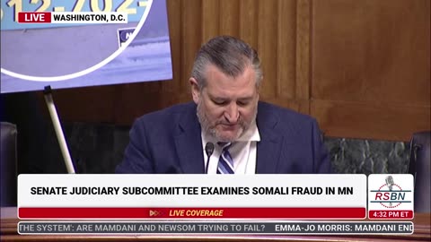 WATCH: Ted Cruz Emphasizes Somali Vs Non-Somali Welfare - 02/10/26