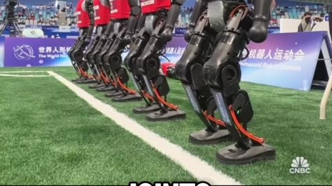 Beijing hosts first humanoid robotics games