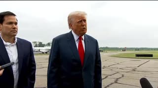 Full Q&A as President Trump and Marco Rubio depart for Camp David