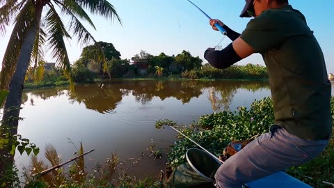 Lakeside Vibes Reeling in Sunfish with Friends