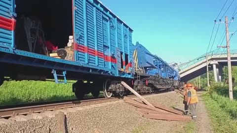🚂💥🚂 Russian trains and bridges after night incident in Kursk and Bryansk regions!