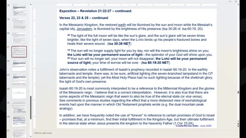 Revelation 21:22-27