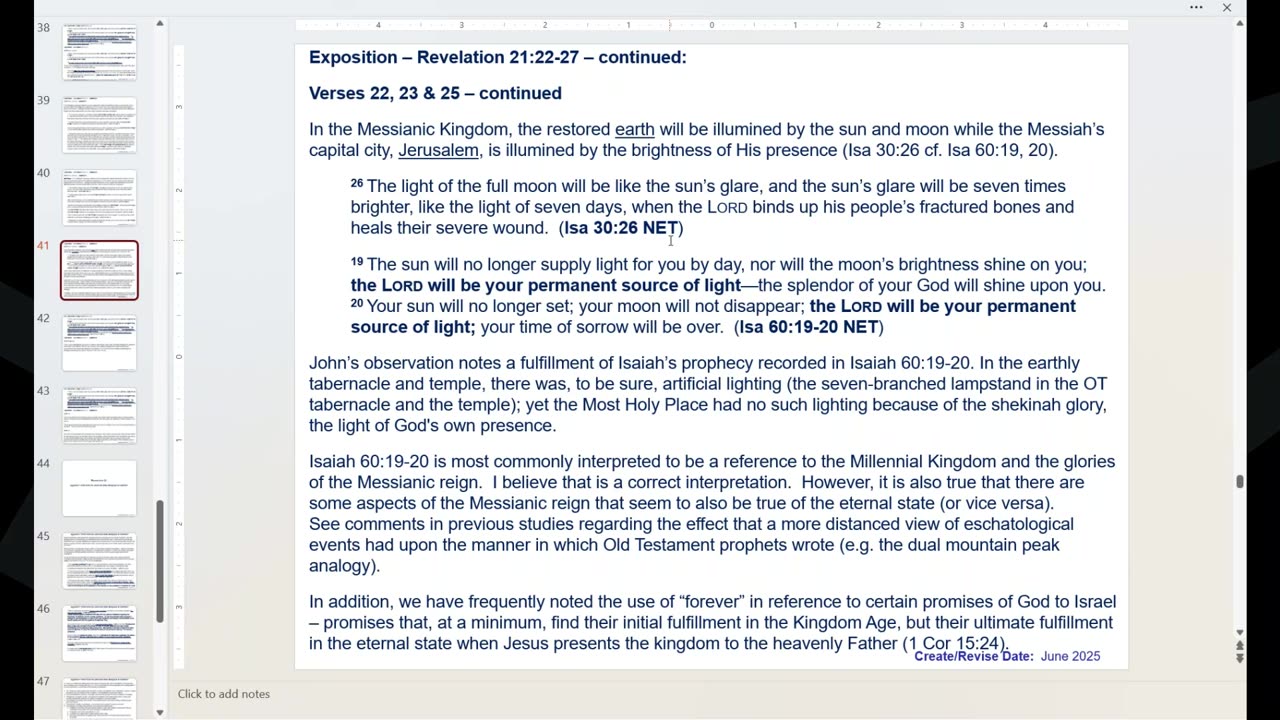 Revelation 21:22-27