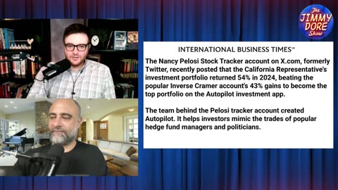 Pelosi investment portfolio beats top funds with 54% gain in '24▮The Jimmy Dore Show