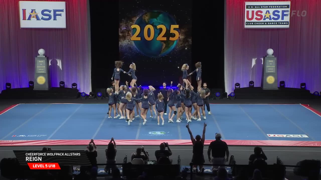 CheerForce WolfPack Reign Worlds 2025 Semi Finals