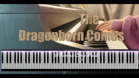 The Dragonborn Comes PIANO Easy Tutorial