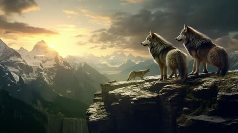 Crickets and Wolves Howling – Relaxing Night Sounds
