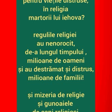 cine plateste vietile distruse de religia martorii lui iehova?