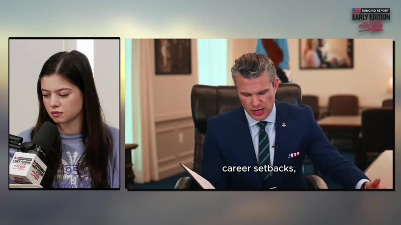 Pete Hegseth reversing covid mandates in the military.