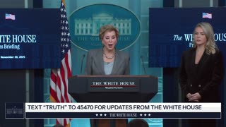 Press Secretary Karoline Leavitt Briefs Members of the Media, Nov. 20, 2025