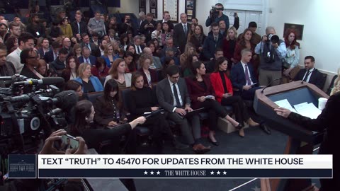 Press Secretary Karoline Leavitt Briefs Members of the Media, Nov. 20, 2025