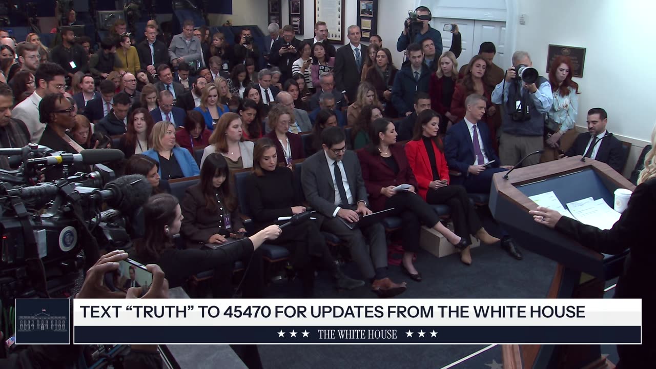 Press Secretary Karoline Leavitt Briefs Members of the Media, Nov. 20, 2025