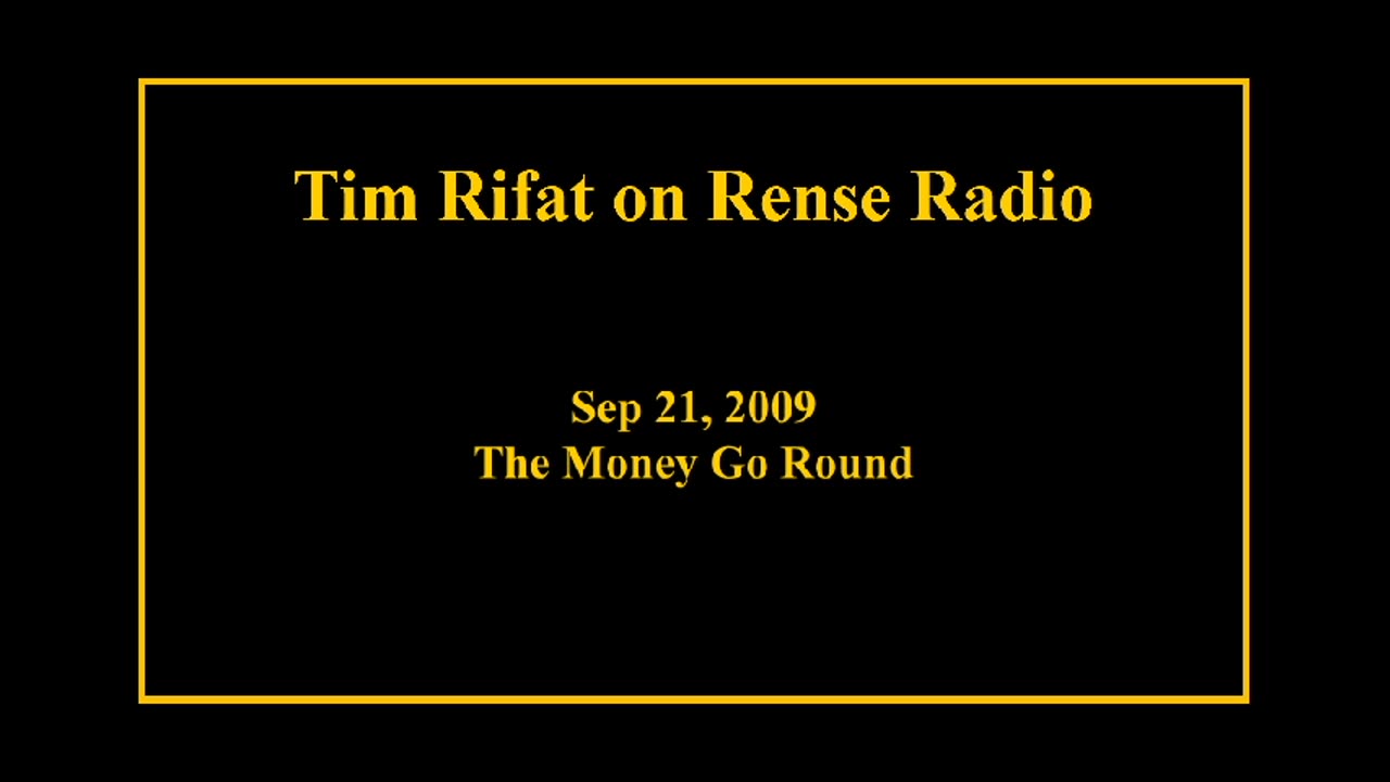 Sep 21, 2009 - The Money Go Round