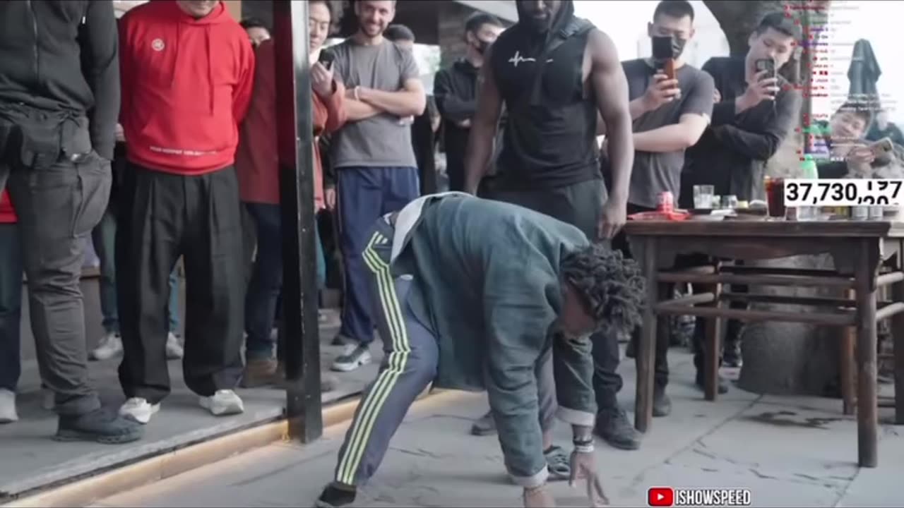 ISHOWSPEED KARATE MOVE☠️ INSPIRED BY KARATE KID