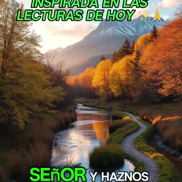 🙏✨Oración Inspirada en las Lecturas de Hoy ✨🙏