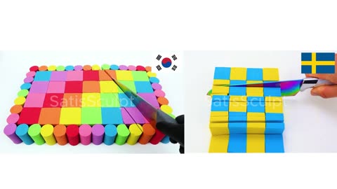 Symmetry of Nations 🇰🇷🇸🇪 — Pure 4K Visual ASMR • Cinematic Balance • Kunst in Bewegung