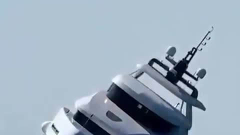 New million dollar luxury yacht sinks on its maiden launch