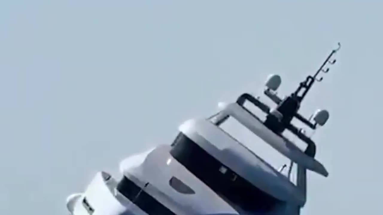 New million dollar luxury yacht sinks on its maiden launch