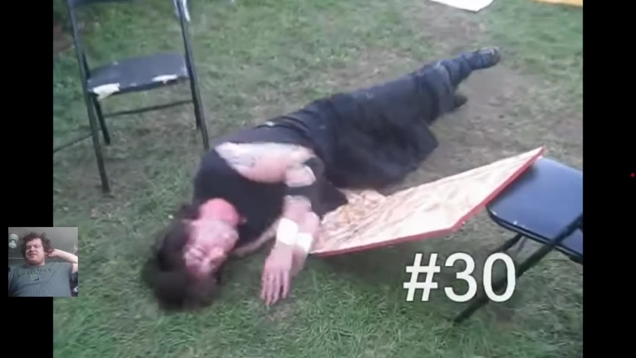 Reacting To Top 100 Tables In CHW Backyard Wrestling History!