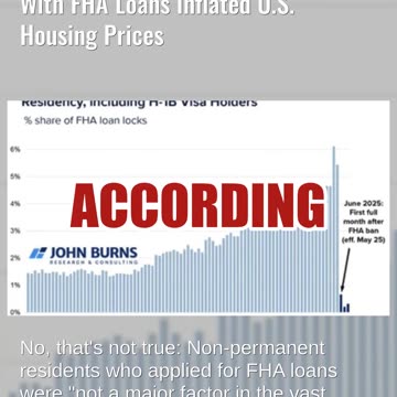 Fact Check: Graph Does NOT Prove Immigrants Overpaying For Houses With FHA Loans Inflated US Prices