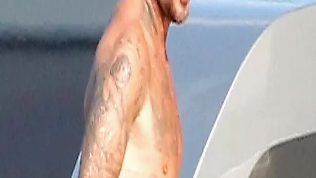 David Beckham Ditches Iconic Tiny Trunks on Yacht