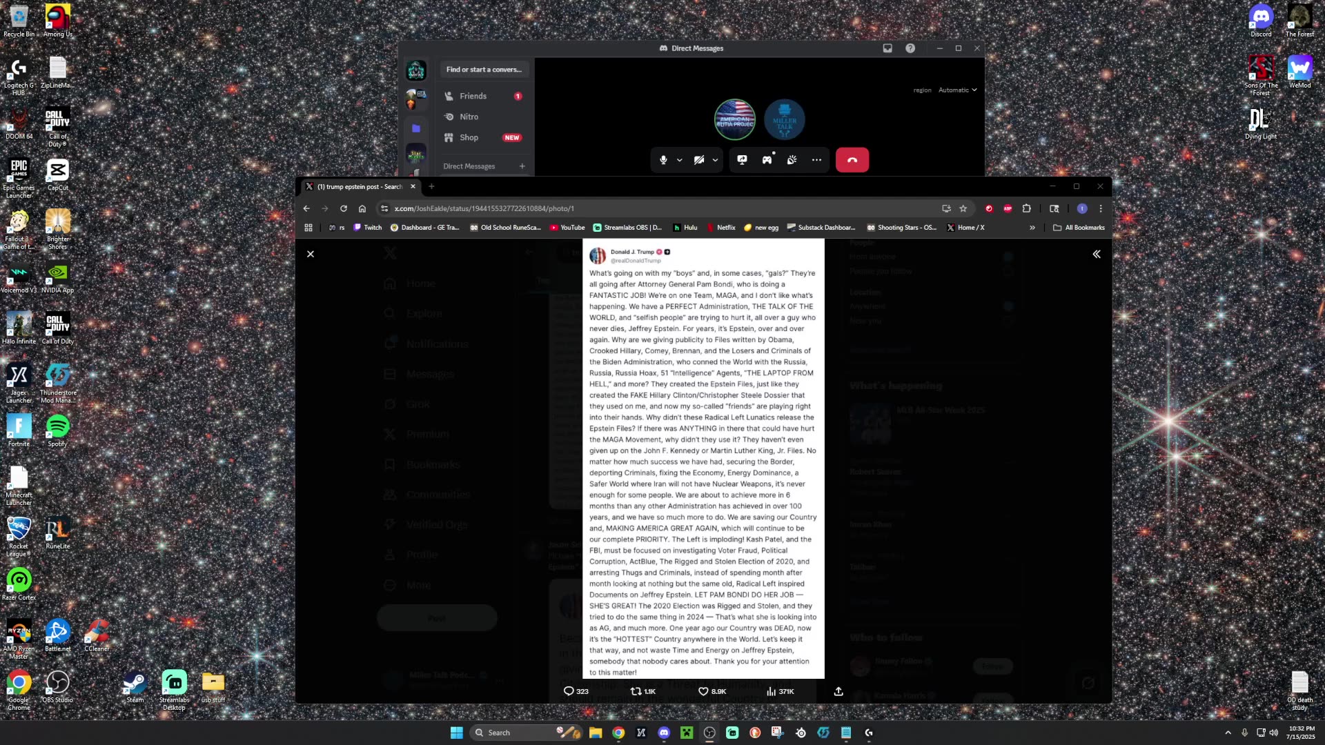 The Real Take on the Epstein/Trump Controversy P1 | Chris - #015