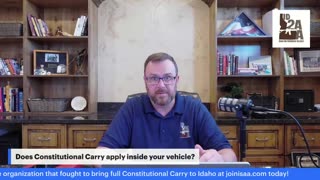 Does Constitutional Carry apply to vehicles in Idaho?