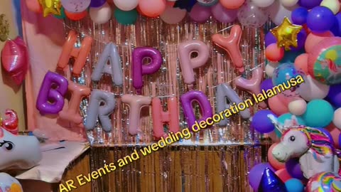 Ballon decoration ideas for birthday